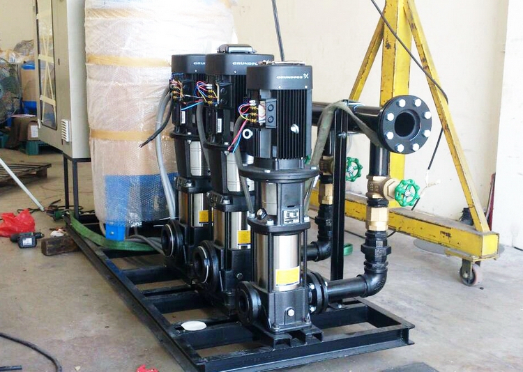 ตัวแทนจำหน่ายเครื่องสูบน้ำหลายใบพัด GRUNDFOS รุ่น CR (Vertical Multi-stage Pumps) โดย MOVE ENGINEERING
